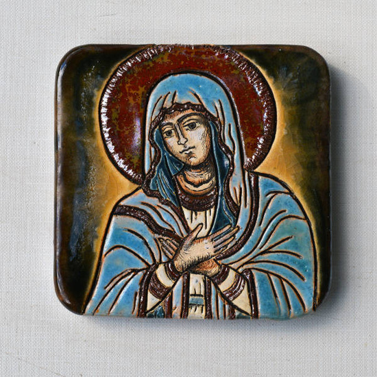 Ikona ceramiczna - MB Zawierzenia