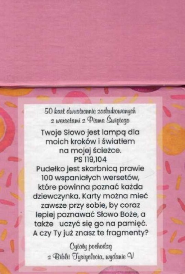 Pudełko - wersety dla dziewczynek