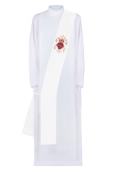 Stuła Diakońska symbol Serce Jezusa