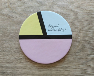 Podkładka korkowa – Bóg jest zawsze dobry…