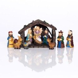 Szopka bożonarodzeniowa - 10 cm