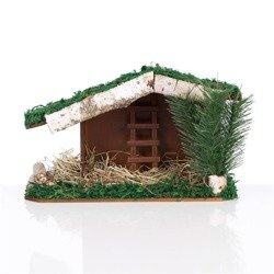 Szopka bożonarodzeniowa - 24 cm - Naturale