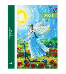 Terminarz B6 KOLOROWY 2023 - anioł