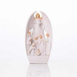 Szopka bożonarodzeniowa - świecąca - Bianco