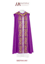 Kapa żakardowa haftowane pasy