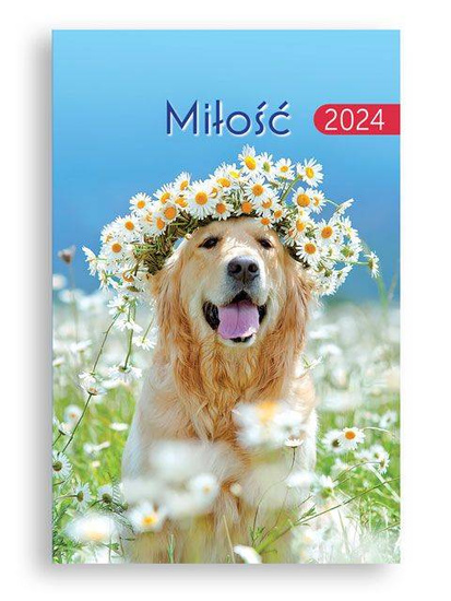 Kalendarz 2024- kieszonkowy Miłość - zwierzak