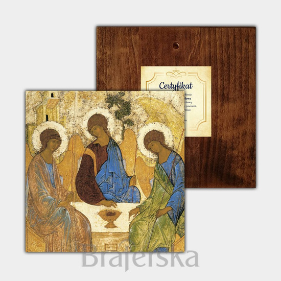 Ikona drukowana - Trójca Święta Rublowa