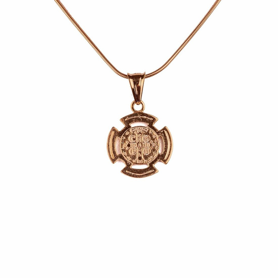 Srebrny krzyżyk - pozłacany