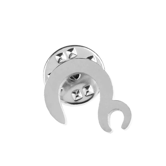 Przypinka do marynarki - Matka Boża Częstochowska - Stainless steel
