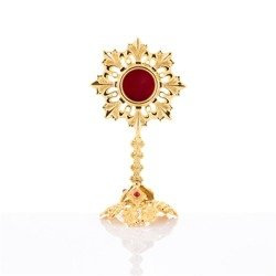 Relikwiarz mosiężny