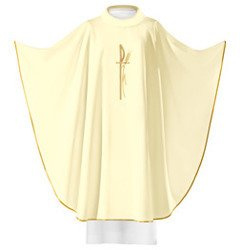 Ornat liturgiczny haftowany symbol "PAX"