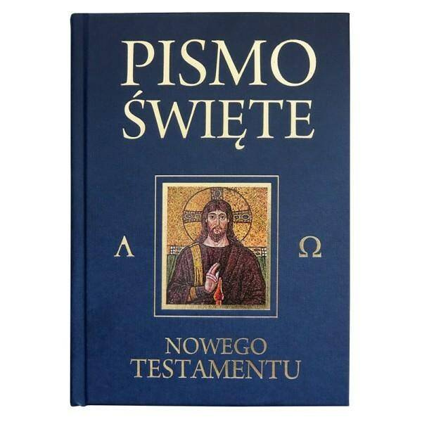 Biblia Warszawsko-Praska Nowy Testament duży granat duży druk