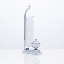 Lavabo z serwetnikiem, chromowane