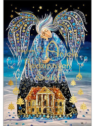 Karnet Z Aniołami 46. Posyłam Ci Anioła Rodzinnych Świąt