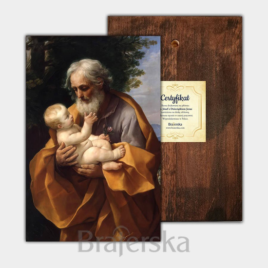 Ikona drukowana - św. Józef