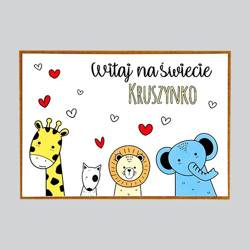 Kartka - Witaj na świecie kruszynko