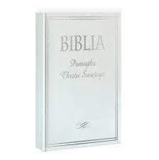 Biblia. Pamiątka Chrztu Świętego - srebrna