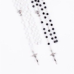 Różaniec do pierwszej komunii - biały