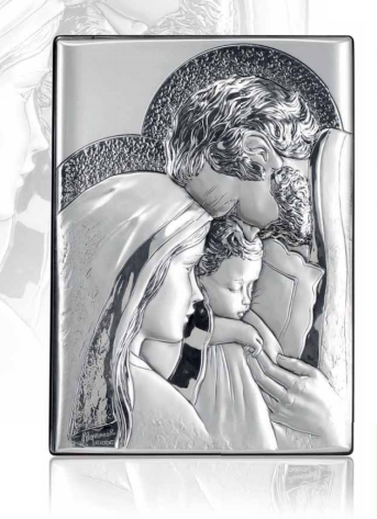 Srebrny obrazek. Św. Rodzina