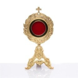 Relikwiarz mosiężny