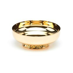 Patena głęboka na nodusie dekorowanym - 16 cm