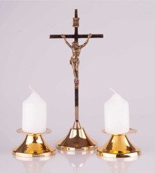 Komplet kolędowy - metalowy prosty 21 cm