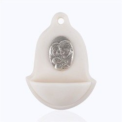 Kropielnica - Św. Rodzina - wklejka metalowa