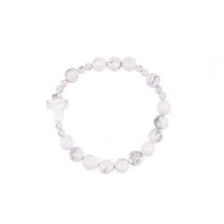 Bransoletka dziesiątka różańca Howlit Turquise