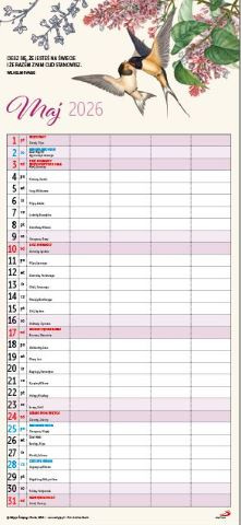 Kalendarz 2026 - Rodzinny MAŁY