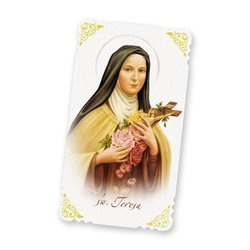 Obrazki sztancowane złote - św. Teresa