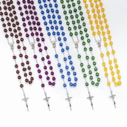 Różaniec asymetryczne koraliki