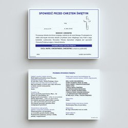 Akcydensy - Spowiedź przed Chrztem Świętym (op. 50 szt.)