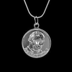 Medalik św.Jan Paweł II -srebrny
