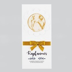 Kartka Kapłanowi - złoty