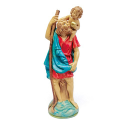 Figurka Święty Krzysztof - 15 cm nietłukąca