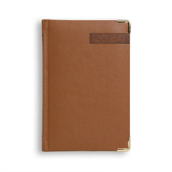 Terminarz B6 LUX ZŁ. 2024 - brązowy