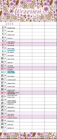 Kalendarz 2026 - Rodzinny MINI