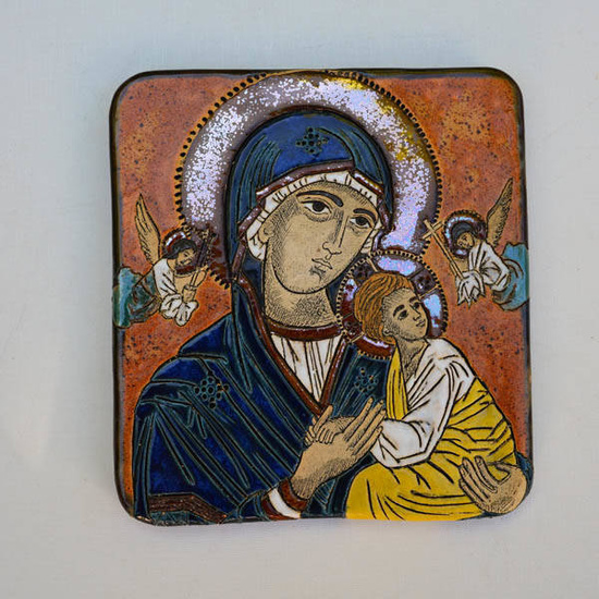 Ikona ceramiczna - MB Nieustającej Pomocy 