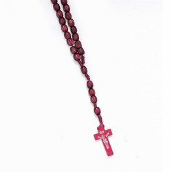 Różaniec drewniany