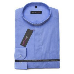  Koszula Kapłańska Fil a Fil - niebieska