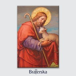 Obraz drukowany - Jezus z barankiem