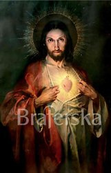 Obraz drukowany - Serce Jezusa