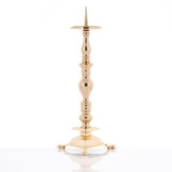 Lichtarz - mosiądz - 28 cm