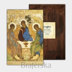 Ikona drukowana - Trójca Święta Rublowa