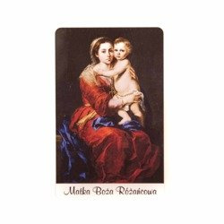 Obrazek plastikowy Matka Boża Różańcowa