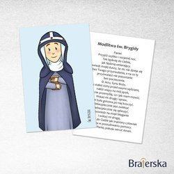 Obrazki dla dzieci. Św. Brygida