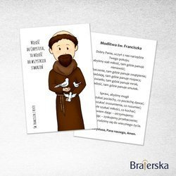 Obrazki dla dzieci. Święty Franciszek z Asyżu