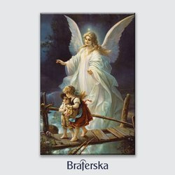 Obraz drukowany - Anioł z dziećmi