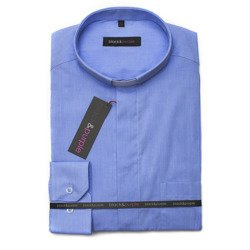  Koszula Kapłańska Fil a Fil - niebieska