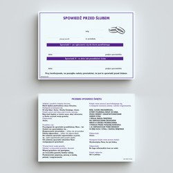 Akcydensy - Spowiedź przed ślubem (op. 50 szt.)